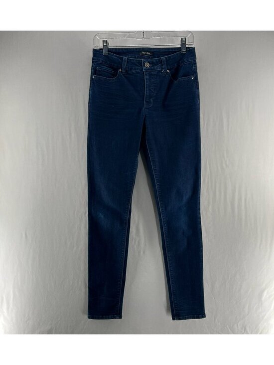 White House Black Market Denim - White House Black Market Skinny Jeans Womens 6 Mid Rise Stretch Denim Dark Wash